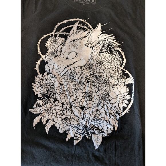 Hot Topic Womens Medium T-Shirt Chupacabra by Plaguedog Short Sleeve Graphic - Picture 6 of 7